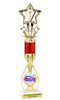 Patriotic theme trophy.  14" tall Great trophy for all of your patriotic themed events!  (764