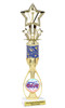 Patriotic theme trophy.  14" tall Great trophy for all of your patriotic themed events!  (764