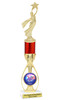 Patriotic theme trophy.  14" tall Great trophy for all of your patriotic themed events!  (5087g