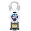 Patriotic theme trophy. Great trophy for all of your patriotic themed events!  5093