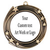 Custom medal.  Upload your logo, art work or text for a unique medal great for any event!  930G