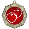 Valentine theme medal..  Includes free engraving and neck ribbon.   43273-G