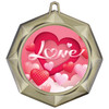 Valentine theme medal..  Includes free engraving and neck ribbon.   43273-G