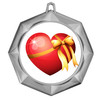 Valentine theme medal..  Includes free engraving and neck ribbon.   43273-S