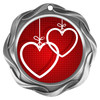 Valentine theme medal..  Includes free engraving and neck ribbon.   43573-s