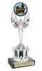 Halloween trophy. Great trophy for your Halloween events, pageants and more.  8.5" tall - design 1