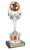 Halloween trophy. Great trophy for your Halloween events, pageants and more.  8.5" tall - design 4