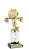 Our Exclusive Halloween trophy. Great trophy for your Halloween events, pageants and more.  10" tall - Sub 1