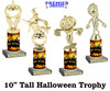 Our Exclusive Halloween trophy. Great trophy for your Halloween events, pageants and more.  10" tall - Sub 4