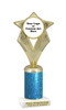 Custom glitter trophy.  Add your logo or art work for a unique award!  Numerous glitter colors and heights available - 5086g Custom glitter trophy.  Add your logo or art work for a unique award!  Numerous glitter colors and heights available - 5086g