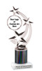  Custom  trophy.  Add your logo or art work for a unique award!  Great for any event or contest.  663s-prism