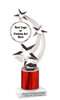 Custom  trophy.  Add your logo or art work for a unique award!  Great for any event or contest.  663s-prism