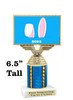 Easter theme trophy.  Great award for your pageants, Easter Egg Hunts, contests, competitions and more.  676-2