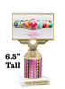 Easter theme trophy.  Great award for your pageants, Easter Egg Hunts, contests, competitions and more.  676-4