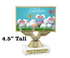 Easter theme trophy.  Great award for your pageants, Easter Egg Hunts, contests, competitions and more.  676-8