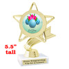 Easter theme trophy.  Festive award for your Easter pageants, contests, competitions and more.  5043g