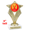 Easter theme trophy.  Festive award for your Easter pageants, contests, competitions and more.  5086g