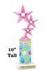 Easter theme trophy.  Festive award for your Easter pageants, contests, competitions and more.  sub01