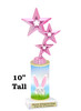 Easter theme trophy.  Festive award for your Easter pageants, contests, competitions and more.  sub03