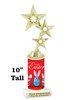 Easter theme trophy.  Festive award for your Easter pageants, contests, competitions and more.  sub05