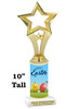 Easter theme trophy.  Festive award for your Easter pageants, contests, competitions and more.  sub08