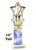 Easter theme trophy.  Festive award for your Easter pageants, contests, competitions and more.  sub10