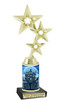 Premier exclusive Halloween trophy.  Choice of trophy height, base and figure.  (sub-hall-101