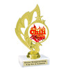 Chili themed trophy - great for your chili contests, BBQ competitions and more