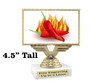 Chili themed trophy - great for your chili contests, BBQ competitions and more.  676