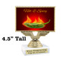 Chili themed trophy - great for your chili contests, BBQ competitions and more.  676