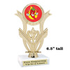 Chili - Salsa themed trophy - great for your salsa contest, chili contests, BBQ competitions and more.   h414