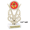 Chili - Salsa themed trophy - great for your salsa contest, chili contests, BBQ competitions and more.   h415