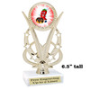 Chili - Salsa themed trophy - great for your salsa contest, chili contests, BBQ competitions and more.   h415