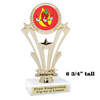 Chili - Salsa themed trophy - great for your salsa contest, chili contests, BBQ competitions and more.   h416