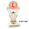 Chili - Salsa themed trophy - great for your salsa contest, chili contests, BBQ competitions and more.   h416