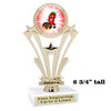 Chili - Salsa themed trophy - great for your salsa contest, chili contests, BBQ competitions and more.   h416