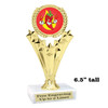 Chili - Salsa themed trophy - great for your salsa contest, chili contests, BBQ competitions and more.   h501