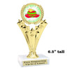 Chili - Salsa themed trophy - great for your salsa contest, chili contests, BBQ competitions and more.   h501