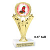 Chili - Salsa themed trophy - great for your salsa contest, chili contests, BBQ competitions and more.   h501