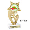 Chili - Salsa themed trophy - great for your salsa contest, chili contests, BBQ competitions and more.   ph54