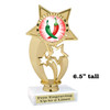 Chili - Salsa themed trophy - great for your salsa contest, chili contests, BBQ competitions and more.   ph54
