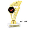 Chili - Salsa themed trophy - great for your salsa contest, chili contests, BBQ competitions and more.   ph113