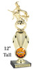 12" tall  Halloween  theme trophy.  Choice of art work and base.  9 designs available.  42655 witch