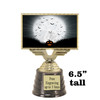 6.5" tall  Halloween  theme trophy.  Choice of art work.  9 designs available.  676