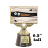 6.5" tall  Halloween  theme trophy.  Choice of art work.  9 designs available.  676