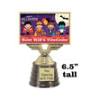 6.5" tall  Best Kid's Halloween Costume trophy.  Choice of art work.  9 designs available.  676