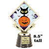 8.5" tall  Halloween  theme trophy.  Choice of art work.  9 designs available.  5097G