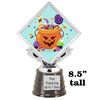 8.5" tall  Halloween  theme trophy.  Choice of art work.  9 designs available.  5097s