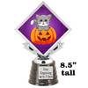 8.5" tall  Halloween  theme trophy.  Choice of art work.  9 designs available.  5097s