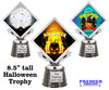 8.5" tall  Halloween  theme trophy.  Choice of art work.  9 designs available.  5095s